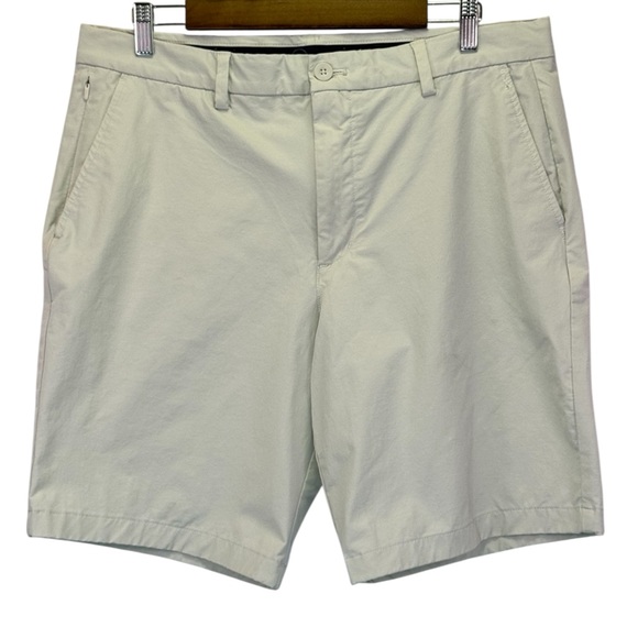 Vineyard Vines Mens Khaki On The Go Chino Golf Casual Performance Shorts Size 34